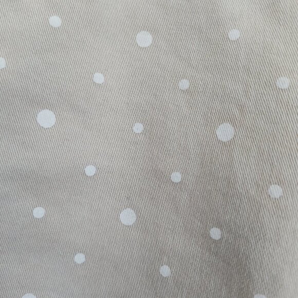 Ladies Petite SZ 4P NYDJ Beige Polka-Dot Ankle Pant - Picture 4 of 6